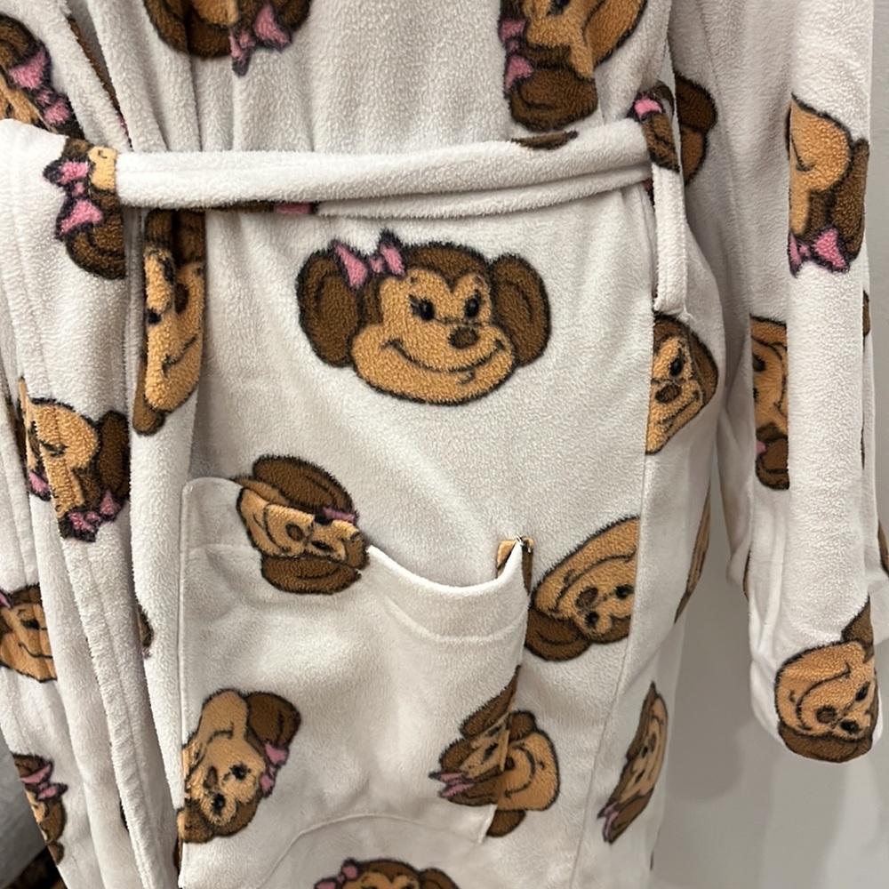 Aeropostale Monkey Print Robe - Large - Picture 3 of 8